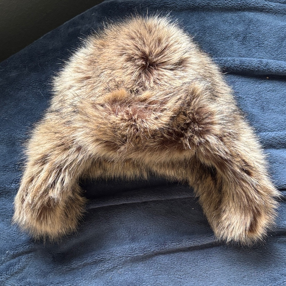 Free People Faux Fur Hat in Brown